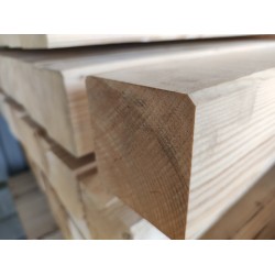 Hoblovaný hranol 80x80