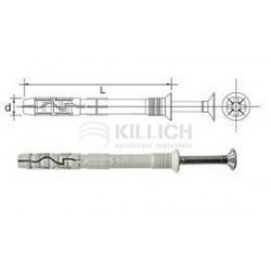 Hmoždinka natloukací + vrut